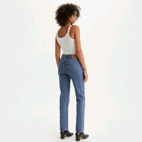 Levi's Premium 501 ORIGINAL FIT WOMEN'S JEANS dark wash sz 29 - Picture 1 of 11